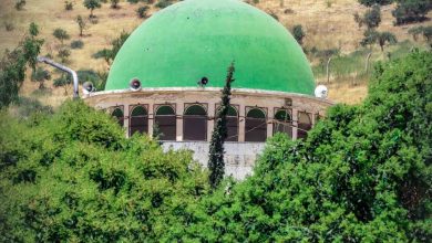 قبة مسجد معبر باب الهوى الحدودي - سوريا