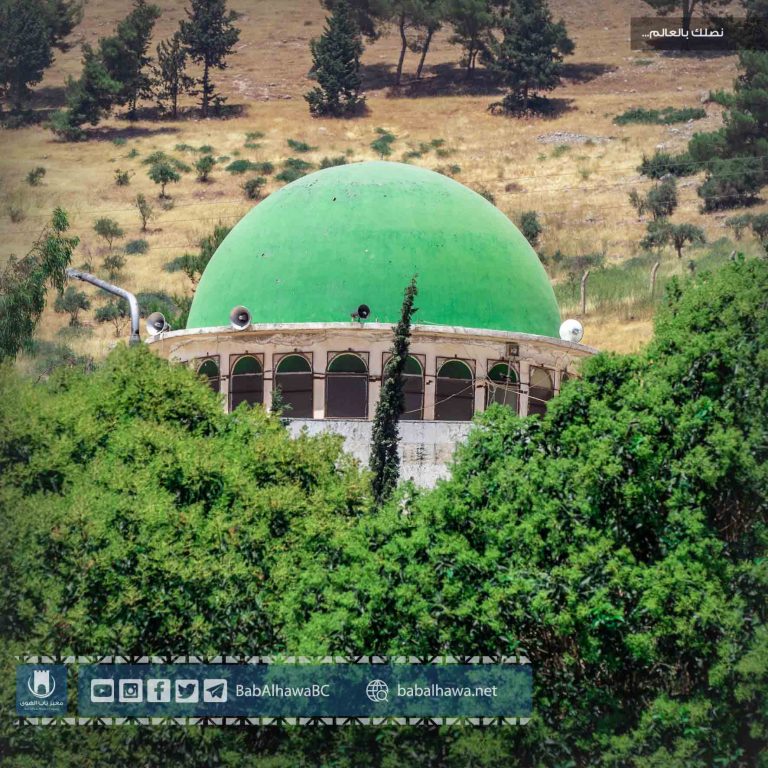 قبة مسجد معبر باب الهوى الحدودي - سوريا