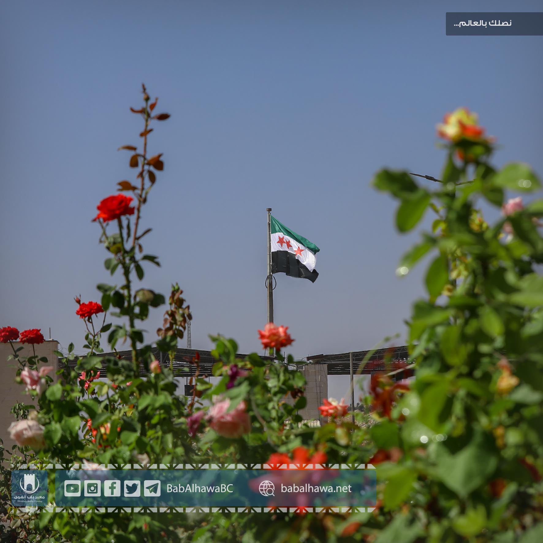 صباح الخير من معبر باب الهوى سوريا معبر باب الهوى